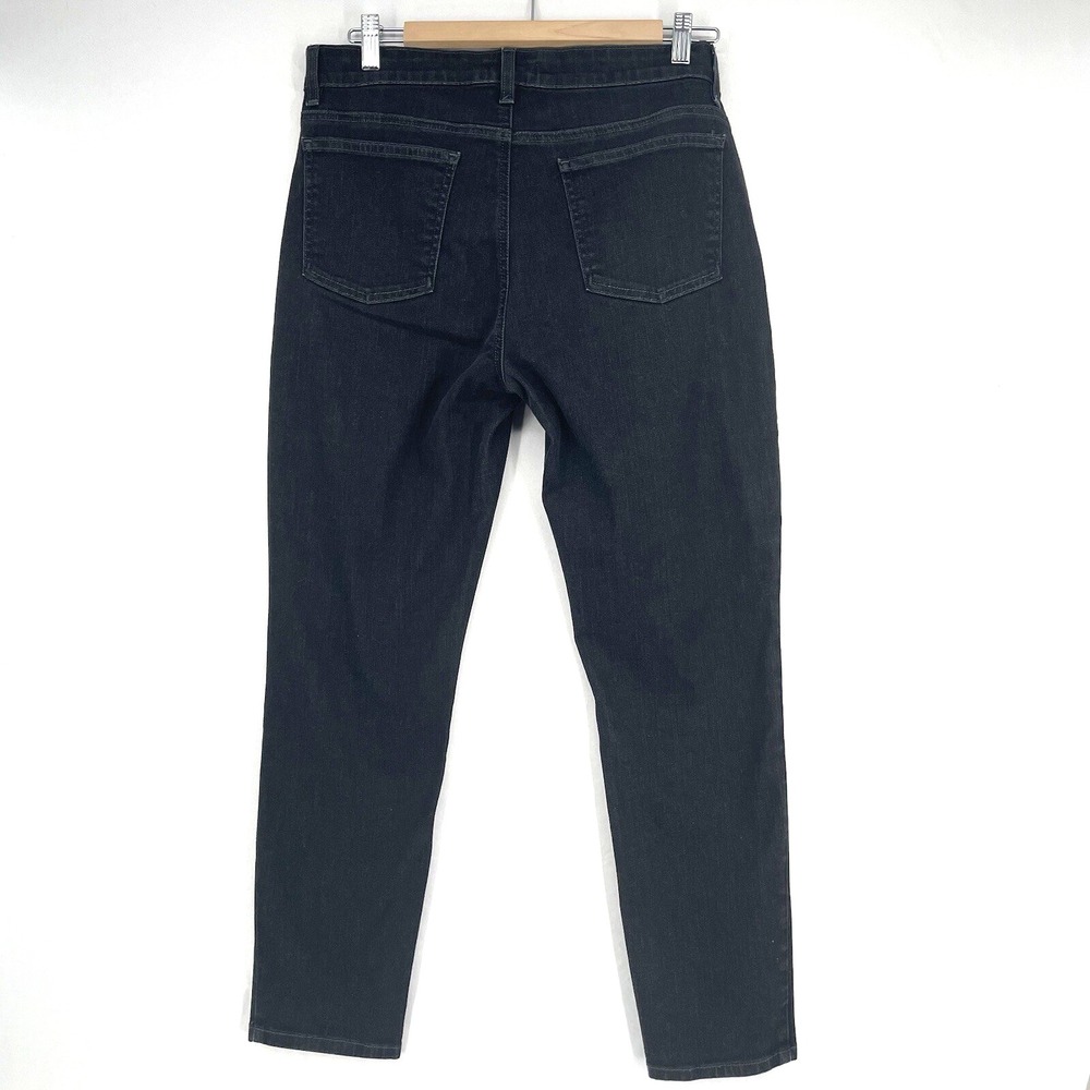 Eileen Fisher Black Jeans Denim Pants Women's Size 8 - Picture 2 of 6